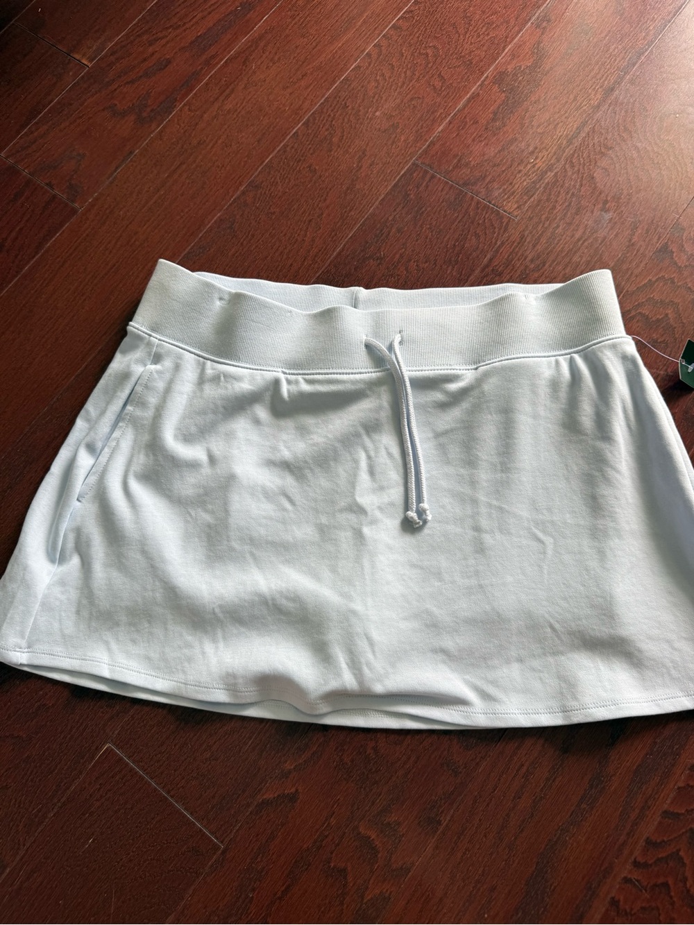 wild fable Pale Blue Drawstring Mini Skort with pockets